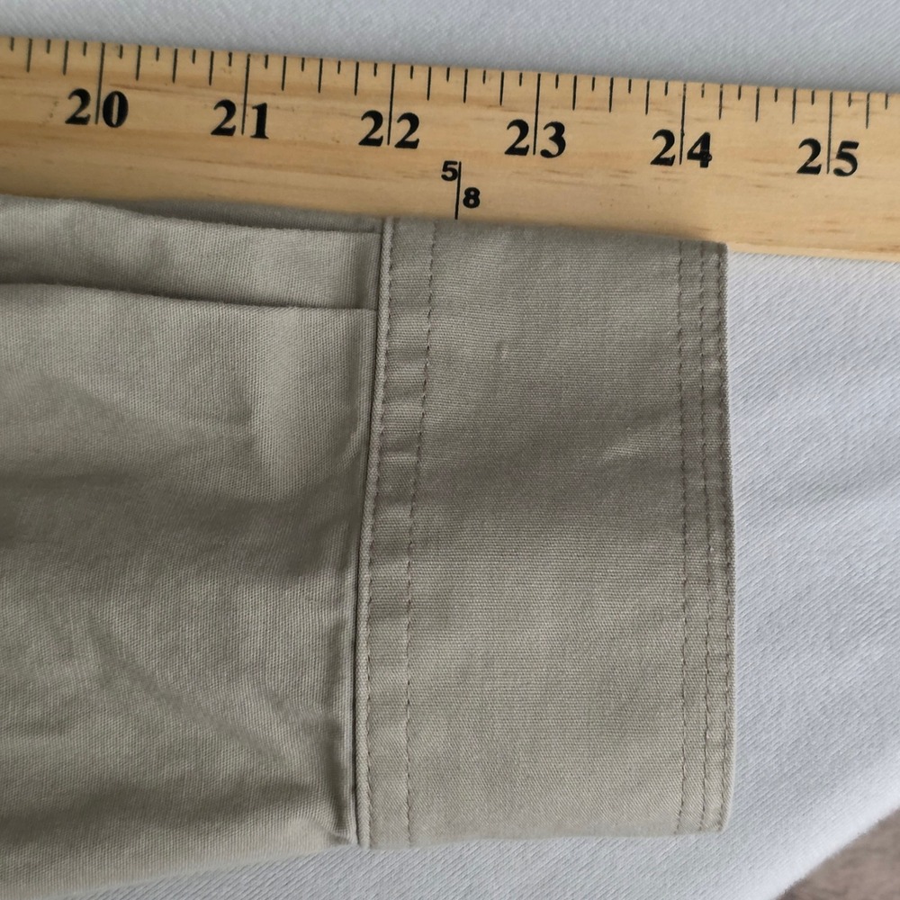5.11 Tactical Series‎ Mens Khaki Long Sleeve Button Down Shirt Vented Size Large - Picture 6 of 7